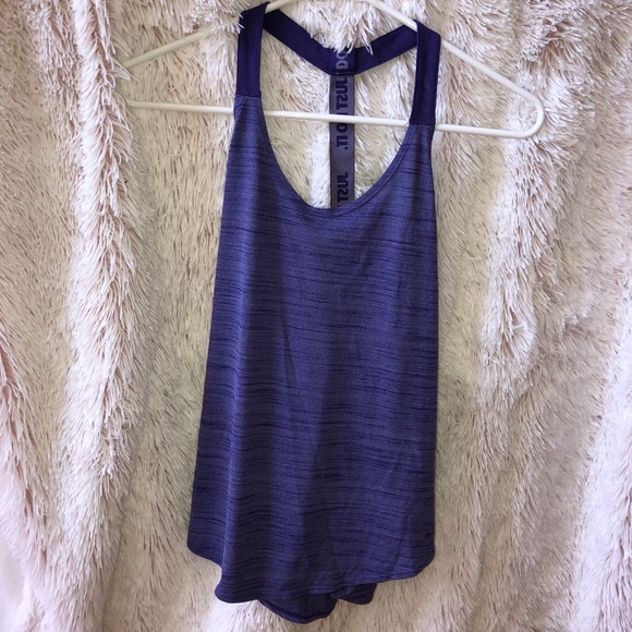 Nike Tops - NIKE Purple Low Back Tank
